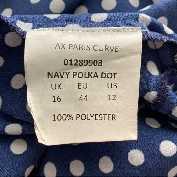 AX Paris Curve Polka Dot Romper - Picture 9 of 9